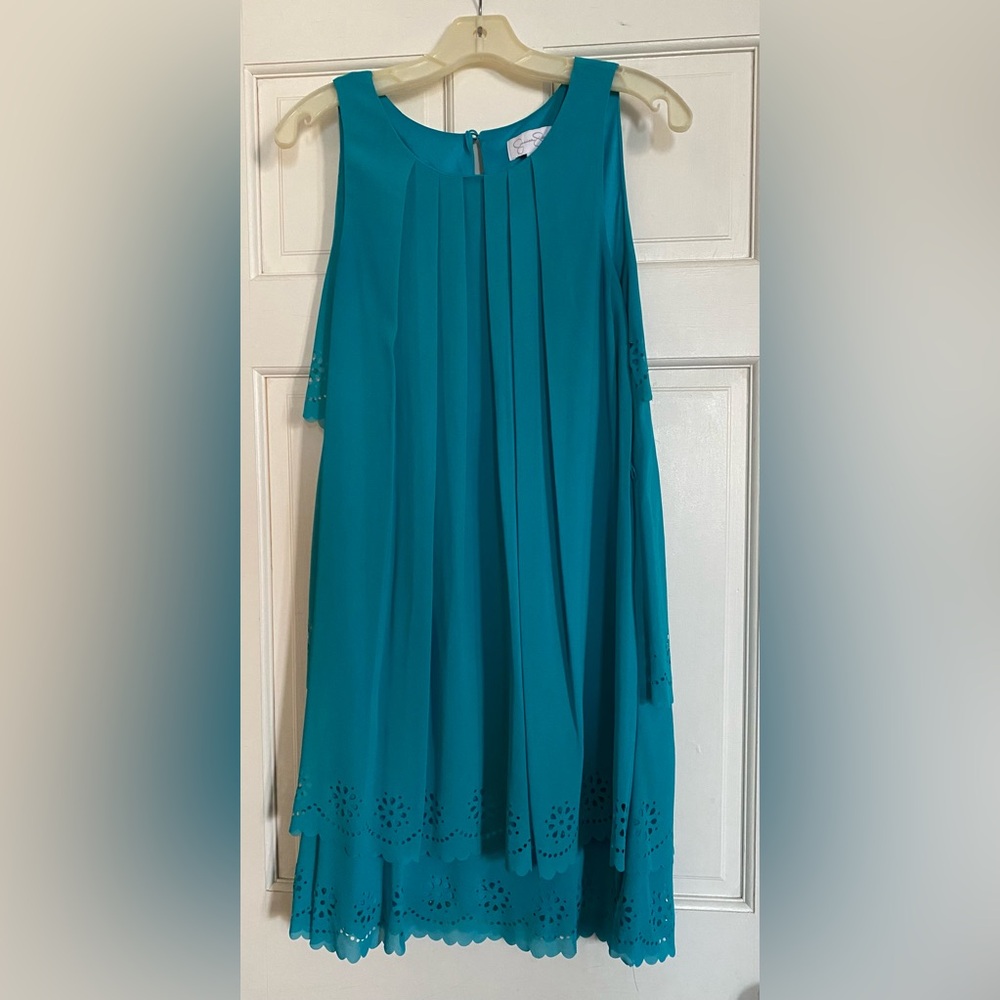 Jessica Simpson Teal Maxi Skirt